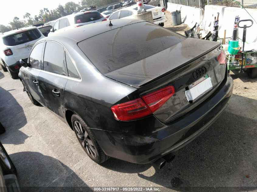 2013 AUDI A4 PREMIUM WAUAFAFLXDN040618