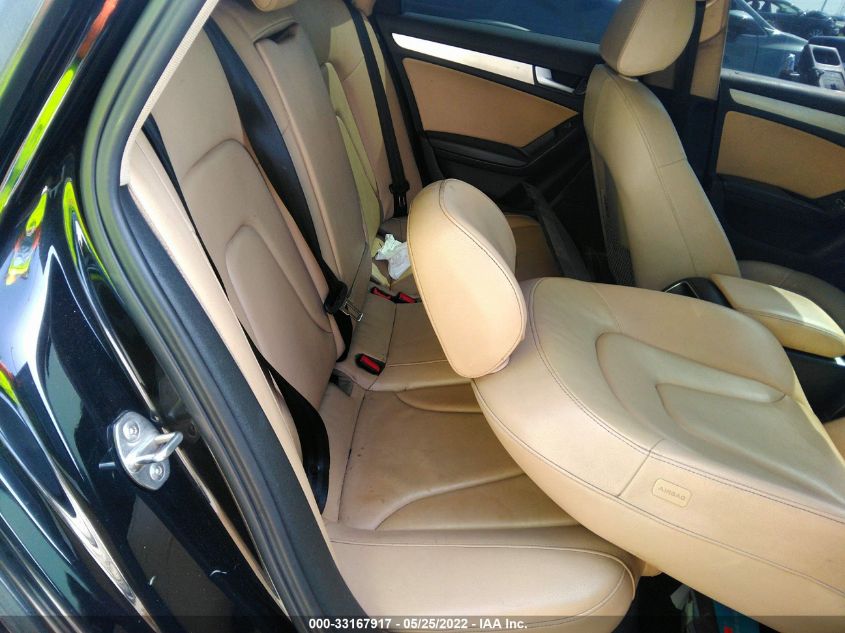 2013 AUDI A4 PREMIUM WAUAFAFLXDN040618