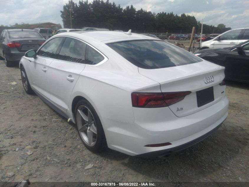 2019 AUDI A5 SPORTBACK PREMIUM WAUDNCF53KA016050