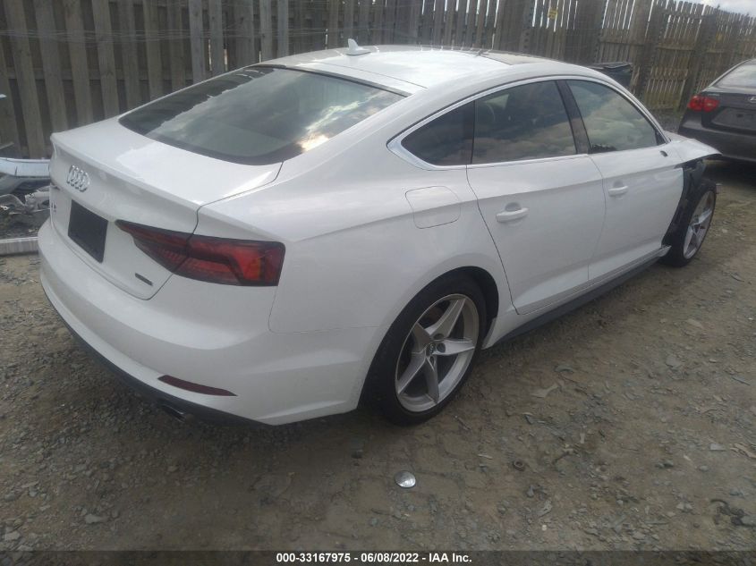 2019 AUDI A5 SPORTBACK PREMIUM WAUDNCF53KA016050