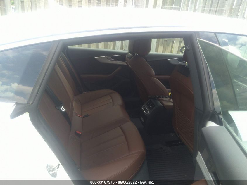 2019 AUDI A5 SPORTBACK PREMIUM WAUDNCF53KA016050