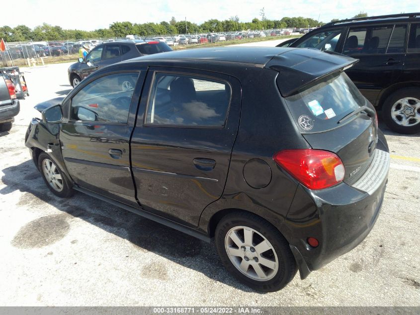 2014 MITSUBISHI MIRAGE ES ML32A4HJ6EH024275