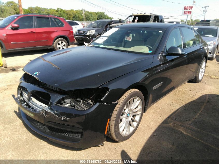 2013 BMW 7 SERIES 750LI XDRIVE WBAYF8C52DD141655
