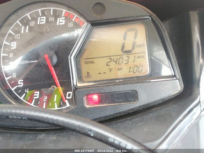 2013 HONDA CBR600 RR JH2PC4004DK600664