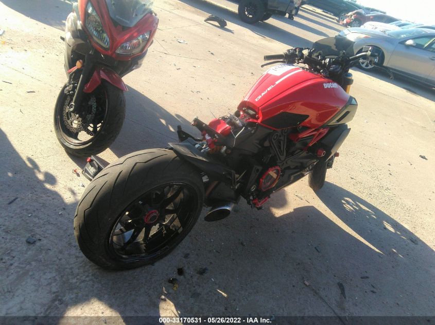 2021 DUCATI DIAVEL 1260 S ZDMGAHRW3MB005144
