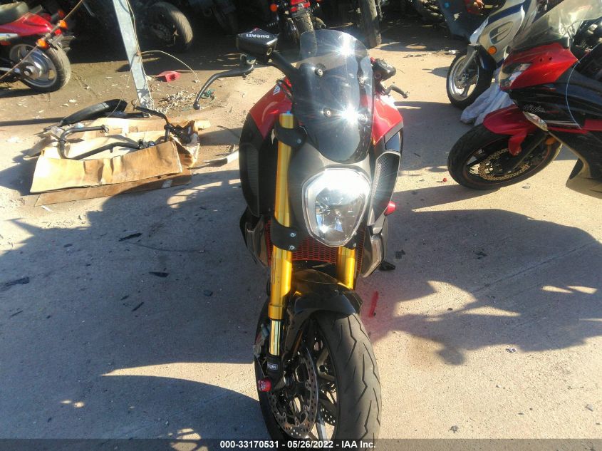 2021 DUCATI DIAVEL 1260 S ZDMGAHRW3MB005144
