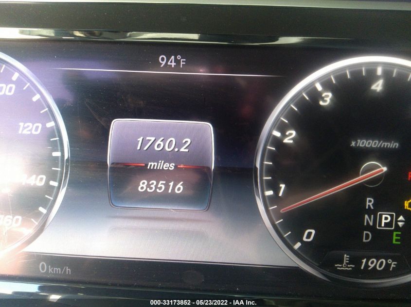 2016 MERCEDES-BENZ S-CLASS S 550 WDDUG8CB9GA207070