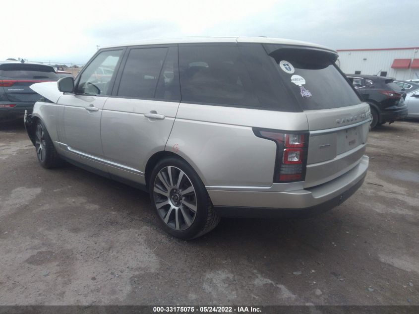 2014 LAND ROVER RANGE ROVER SUPERCHARGED SALGV2EFXEA128670