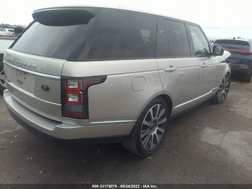 2014 LAND ROVER RANGE ROVER SUPERCHARGED SALGV2EFXEA128670