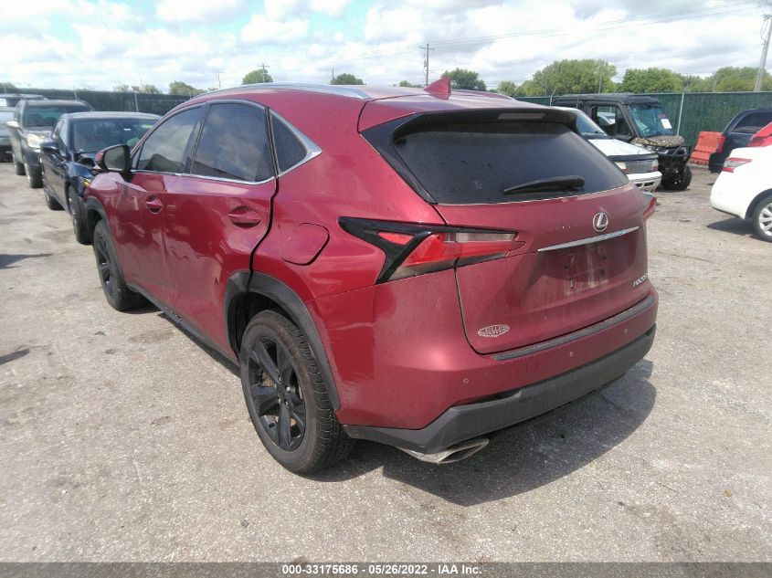 2017 LEXUS NX NX TURBO JTJBARBZ6H2099717