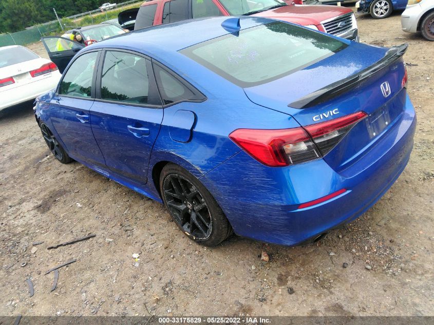 2022 HONDA CIVIC SI 2HGFE1E58NH470951