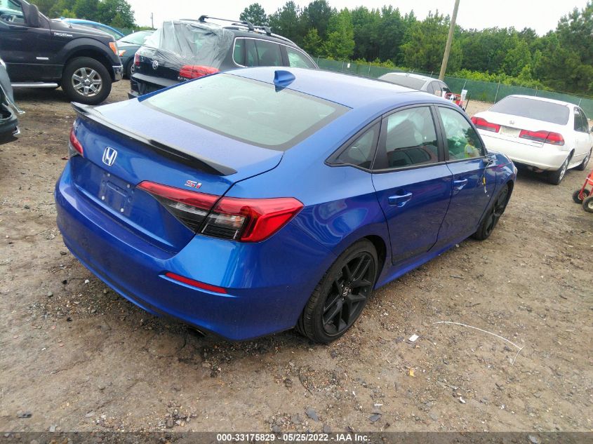 2022 HONDA CIVIC SI 2HGFE1E58NH470951