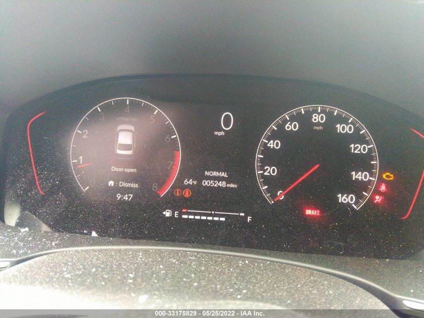 2022 HONDA CIVIC SI 2HGFE1E58NH470951