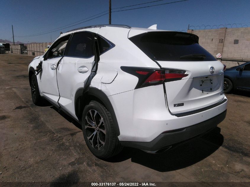 2017 LEXUS NX NX TURBO JTJYARBZ3H2051277