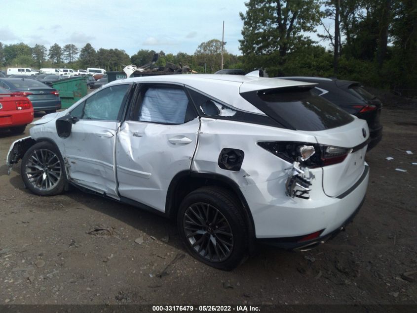 2020 LEXUS RX RX 350 F SPORT 2T2SZMDA5LC226128