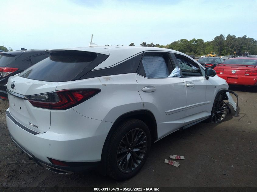 2020 LEXUS RX RX 350 F SPORT 2T2SZMDA5LC226128
