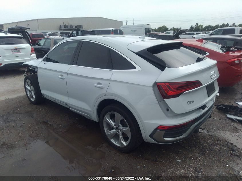 2021 AUDI Q5 SPORTBACK PREMIUM PLUS WA15AAFY9M2135309