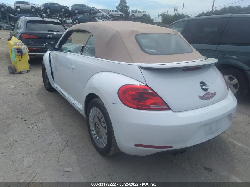 2015 VOLKSWAGEN BEETLE CONVERTIBLE 1.8T W/TECH 3VW517AT3FM811752