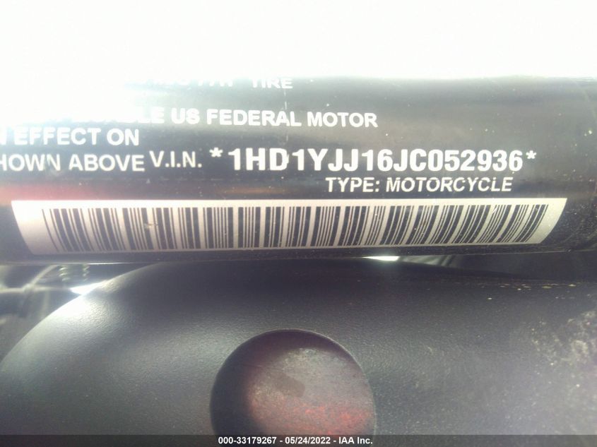 2018 HARLEY-DAVIDSON FXBB STREET BOB 1HD1YJJ16JC052936