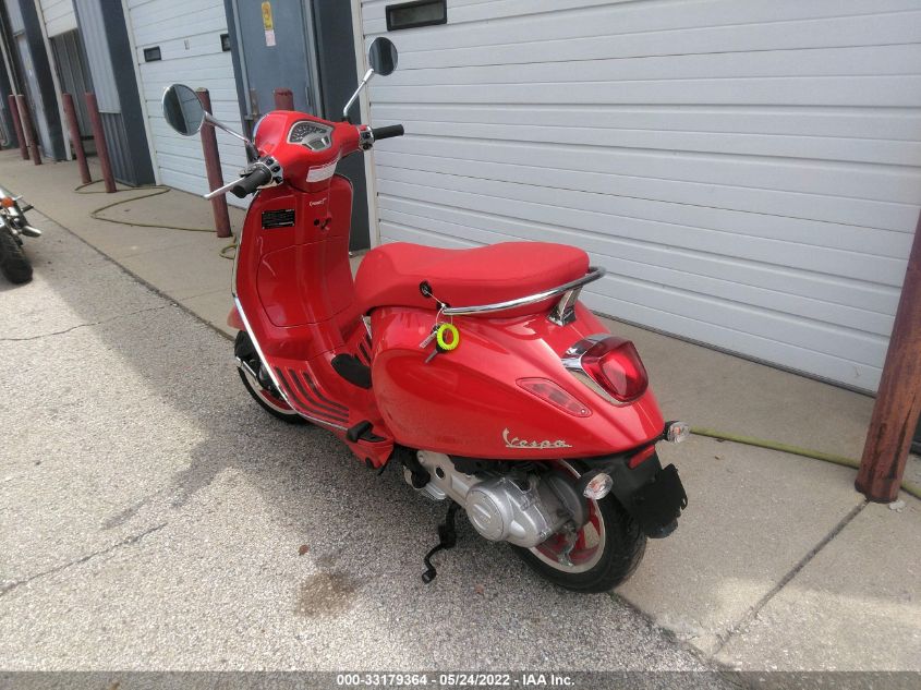 2021 VESPA PRIMAVERA50 4VIE ZAPCA06BXM5102500