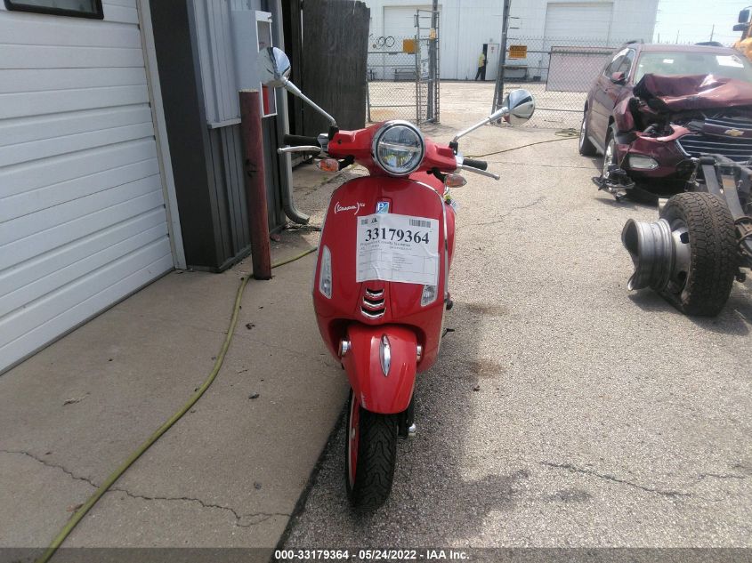 2021 VESPA PRIMAVERA50 4VIE ZAPCA06BXM5102500