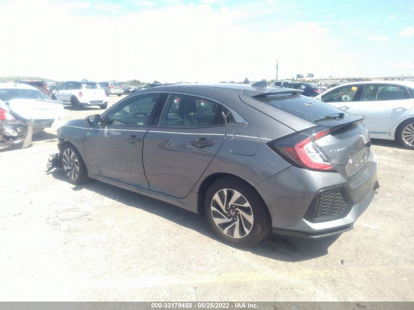 2018 HONDA CIVIC HATCHBACK LX SHHFK7H24JU230855
