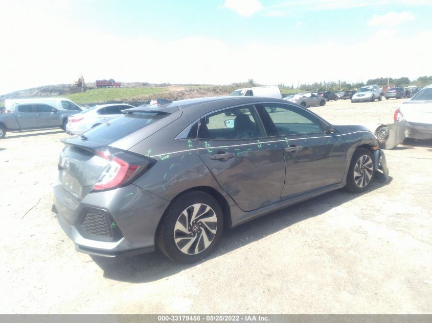 2018 HONDA CIVIC HATCHBACK LX SHHFK7H24JU230855