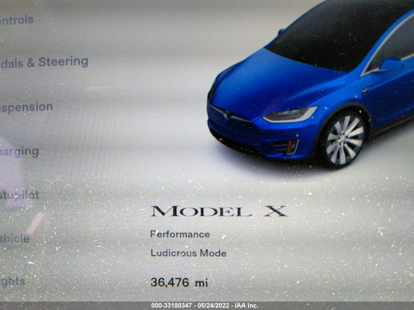 2019 TESLA MODEL X P100D/PERFORMANCE 5YJXCDE41KF180408