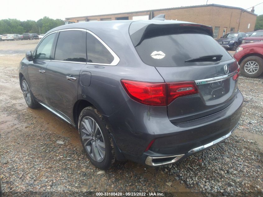 2018 ACURA MDX W/TECHNOLOGY PKG 5J8YD4H51JL001481