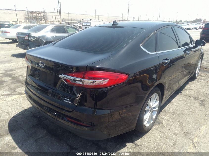 2020 FORD FUSION HYBRID SEL 3FA6P0MU8LR113451