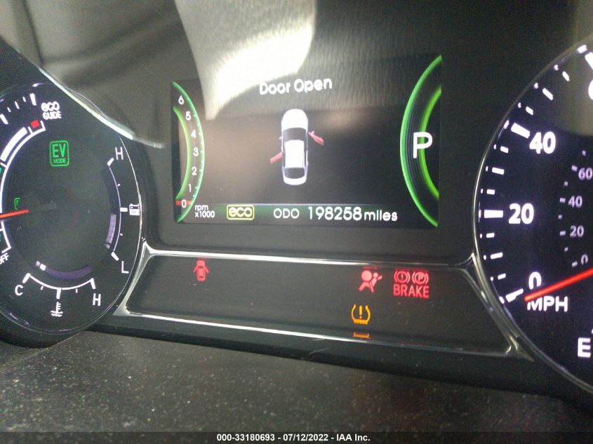 2013 KIA OPTIMA HYBRID EX KNAGM4AD6D5043209