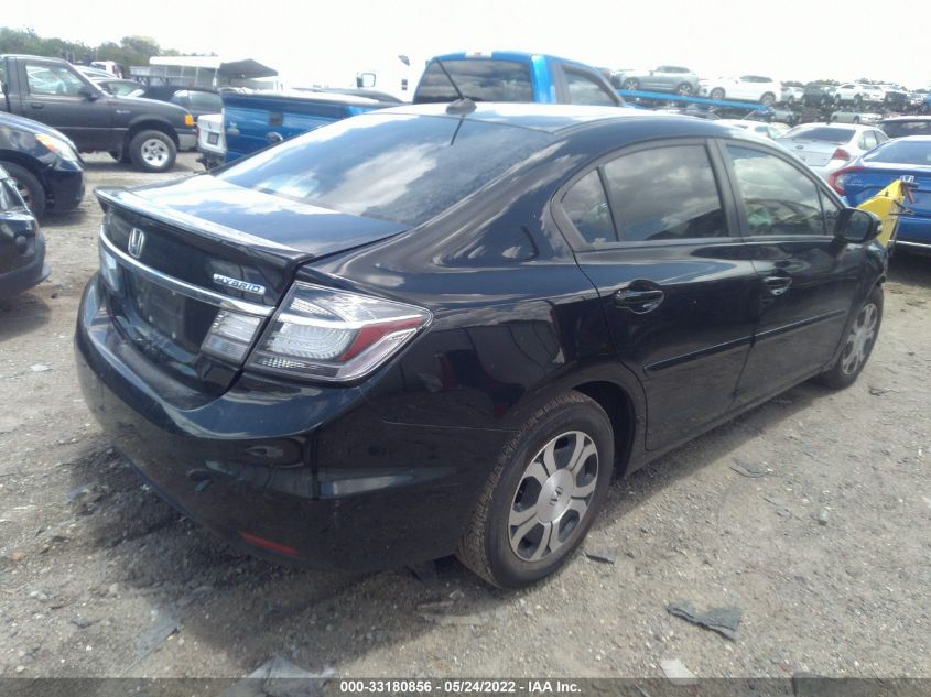 2013 HONDA CIVIC HYBRID 19XFB4F21DE004088