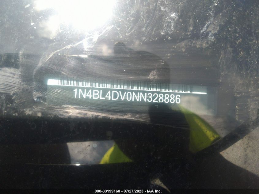 2022 NISSAN ALTIMA 2.5 SV - 1N4BL4DV0NN328886