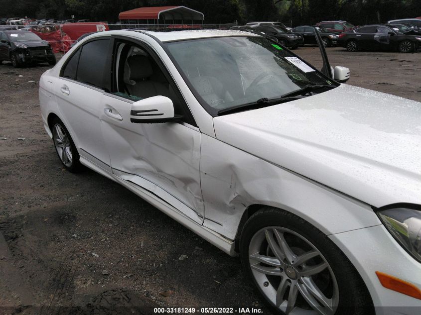2013 MERCEDES-BENZ C-CLASS 250 WDDGF4HB5DR257947