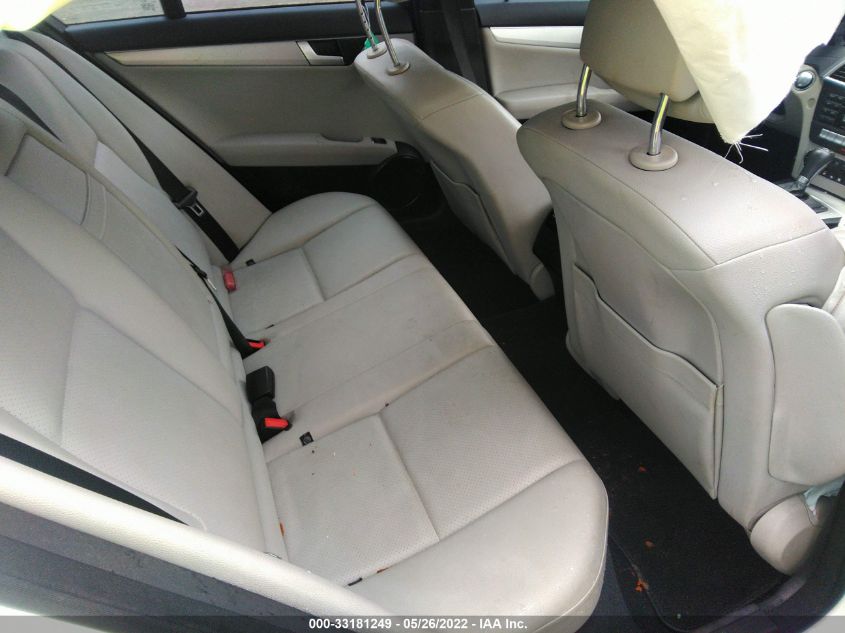 2013 MERCEDES-BENZ C-CLASS 250 WDDGF4HB5DR257947