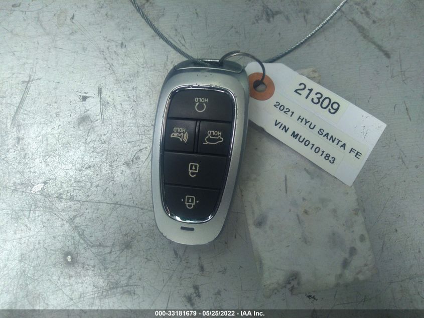 2021 HYUNDAI SANTA FE HYBRID SEL PREMIUM KM8S3DA14MU010183