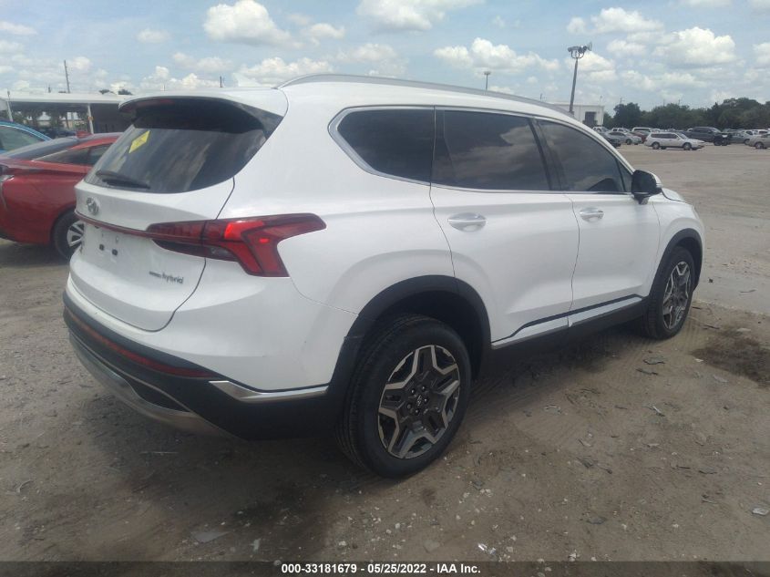 2021 HYUNDAI SANTA FE HYBRID SEL PREMIUM KM8S3DA14MU010183
