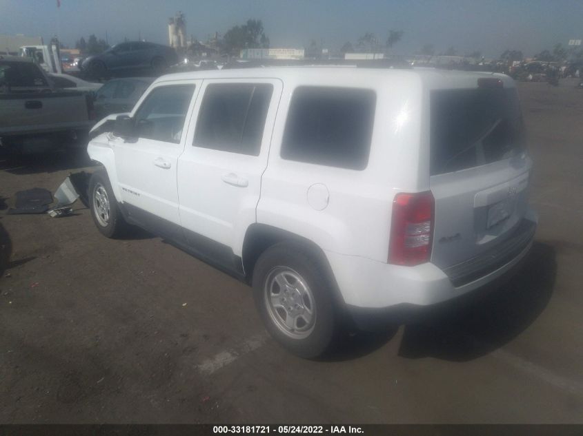 2016 JEEP PATRIOT SPORT 1C4NJRBB1GD781930