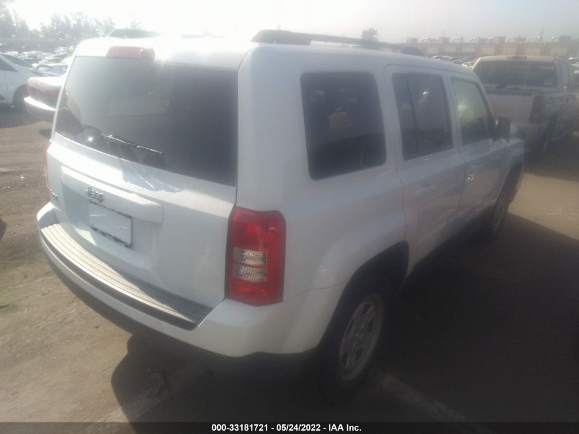 2016 JEEP PATRIOT SPORT 1C4NJRBB1GD781930