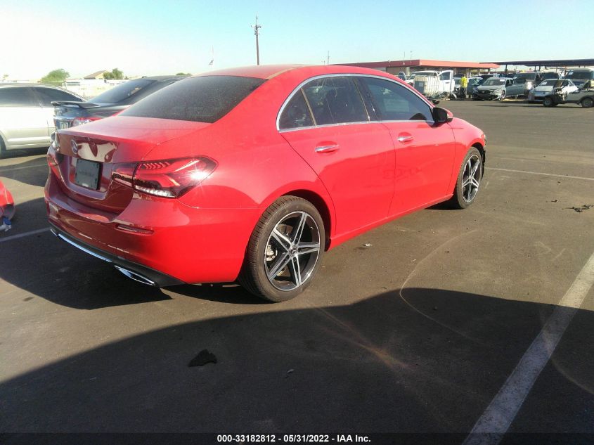 2019 MERCEDES-BENZ A-CLASS A 220 WDD3G4EB2KW036174