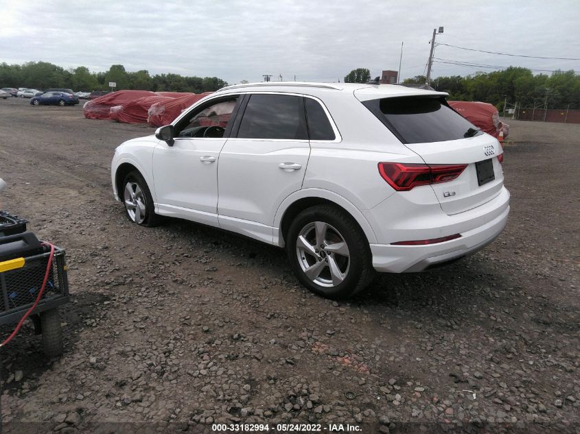 2021 AUDI Q3 PREMIUM WA1AUCF38M1108436