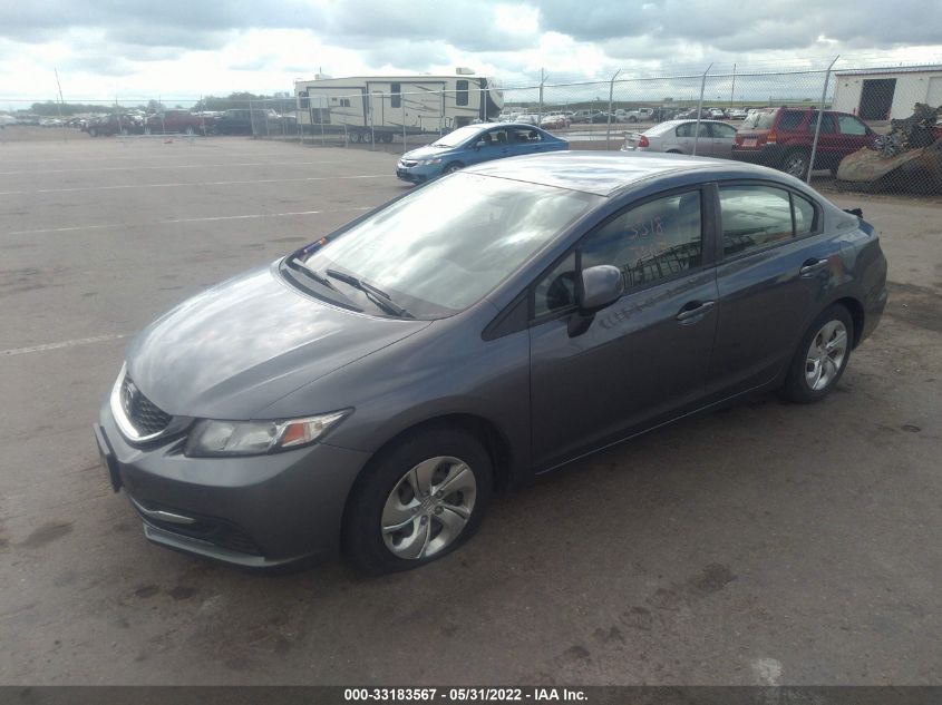 2013 HONDA CIVIC SDN LX 19XFB2F53DE002082