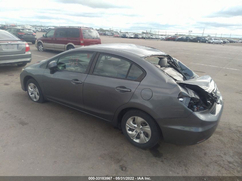 2013 HONDA CIVIC SDN LX 19XFB2F53DE002082
