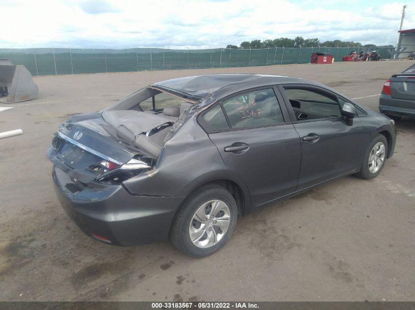 2013 HONDA CIVIC SDN LX 19XFB2F53DE002082