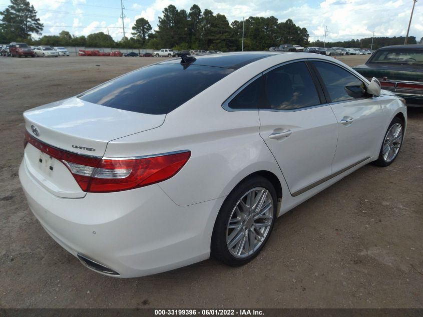 2014 HYUNDAI AZERA LIMITED KMHFH4JG4EA396615