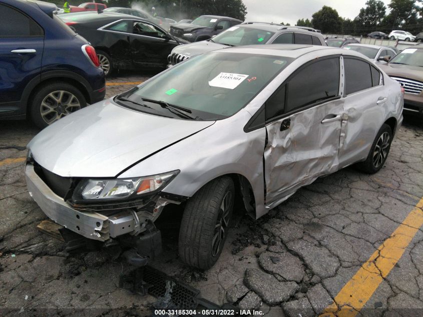 2013 HONDA CIVIC SDN EX-L 19XFB2F92DE229461