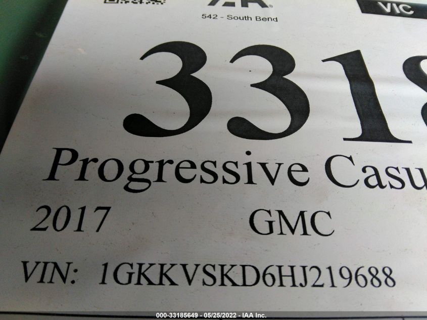 2017 GMC ACADIA LIMITED LIMITED 1GKKVSKD6HJ219688