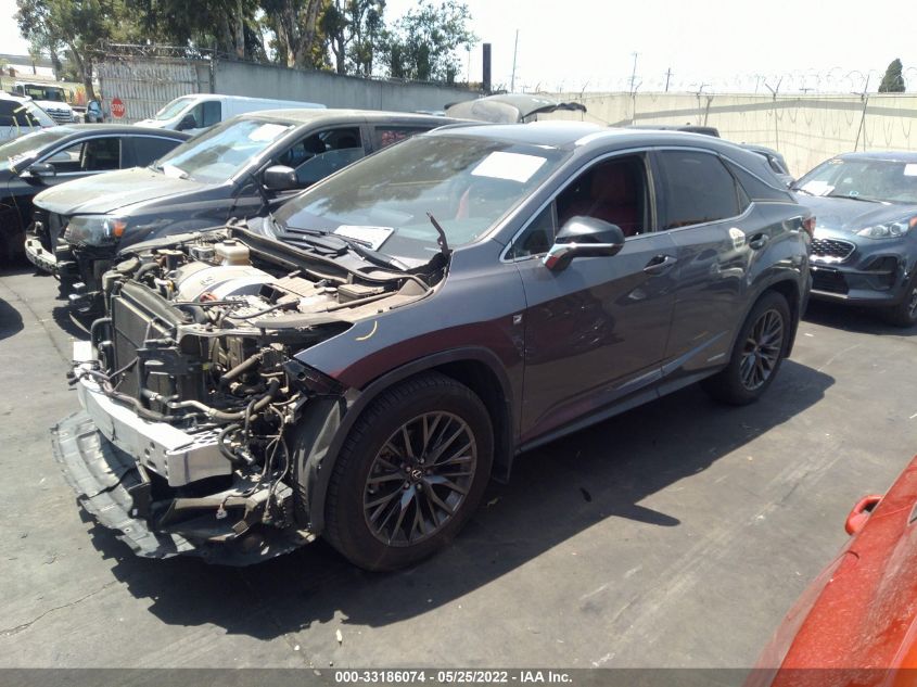 2016 LEXUS RX 450H 2T2BGMCAXGC005217