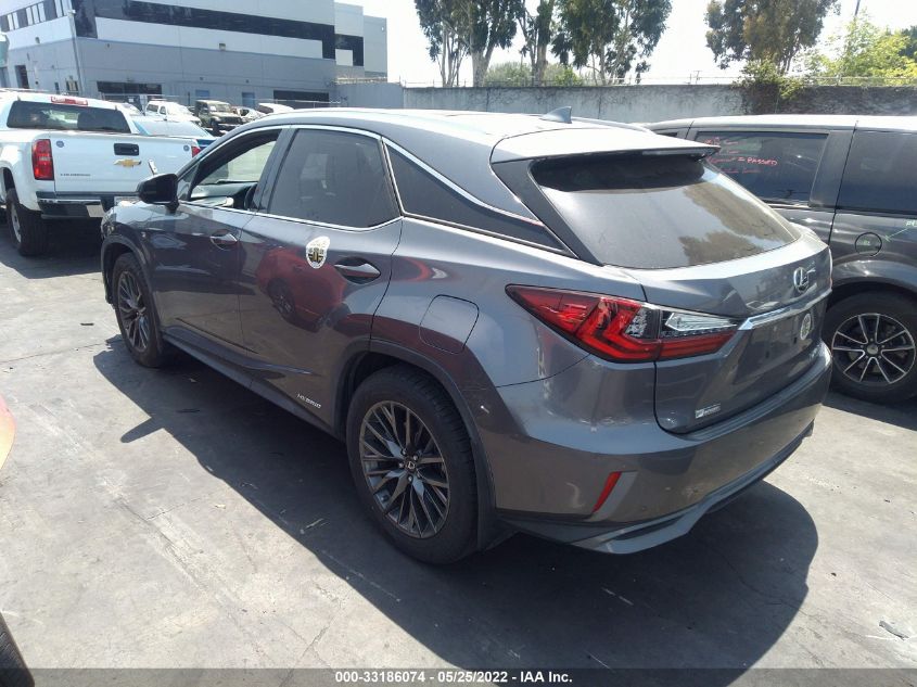 2016 LEXUS RX 450H 2T2BGMCAXGC005217
