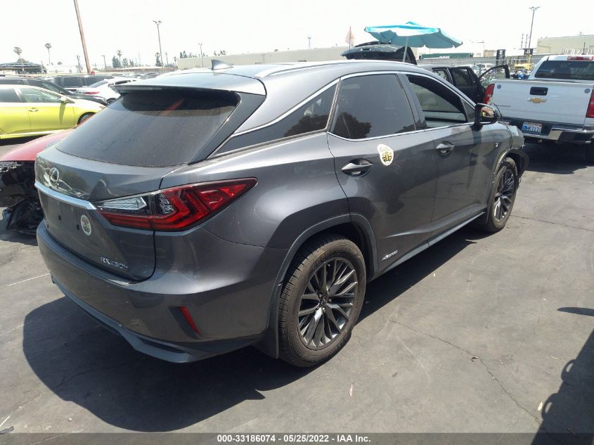 2016 LEXUS RX 450H 2T2BGMCAXGC005217